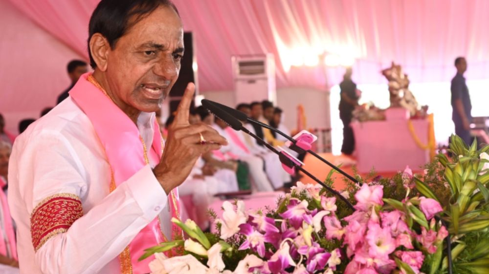 KCR announces Rs 10,000 per acre compensation for crop losses
