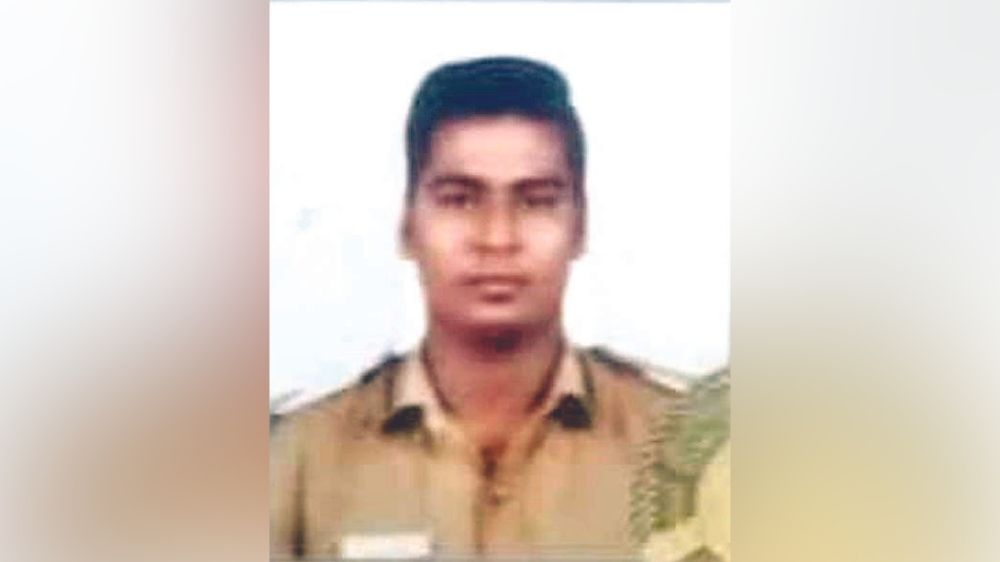 Constable knocked down by govt bus, dies