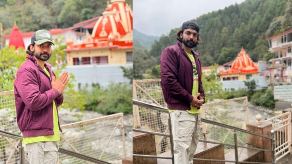 Gurmeet Choudhary visits Kainchi Dham Neem Karoli Baba Ashram