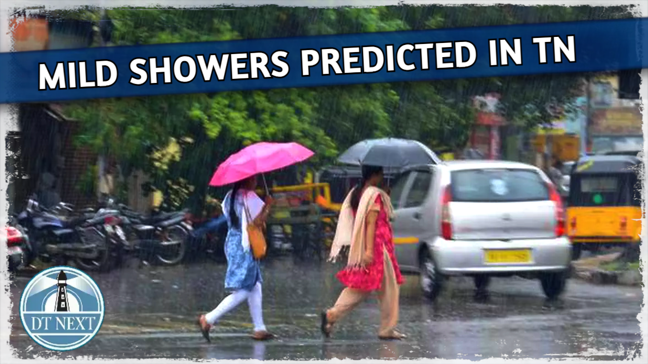 Mild showers predicted in TN