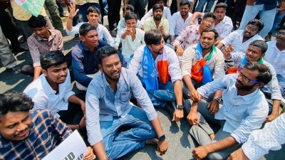 Protests continue over TSPSC exam paper leak