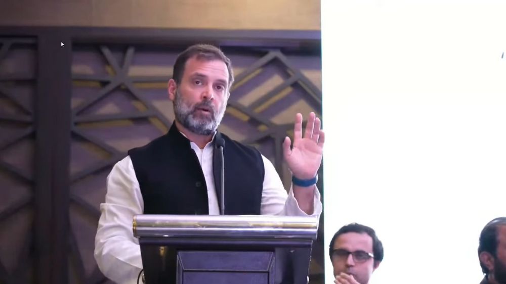 Violence against women is a hidden issue in India: Rahul in London Violence against women is a hidden issue in India: Rahul in London