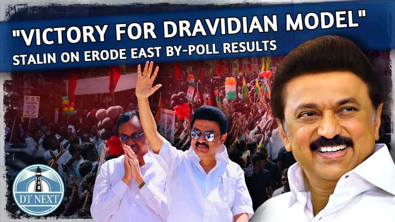 Victory for Dravidian model: MK Stalin On Erode East results