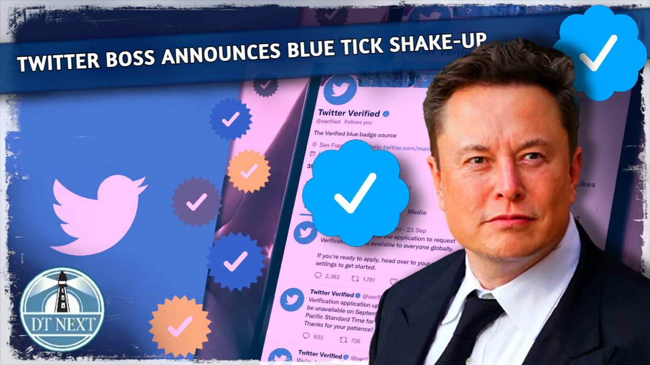 Twitter boss announces blue tick shake-up