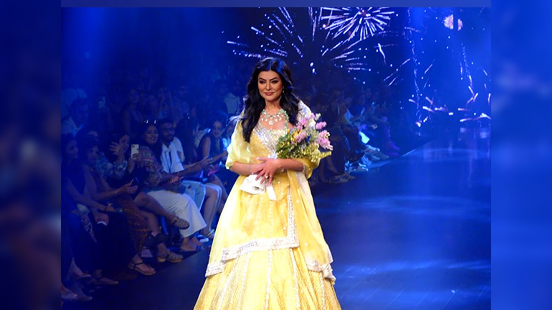 Sushmita Sen slays ramp walk after suffering heart attack