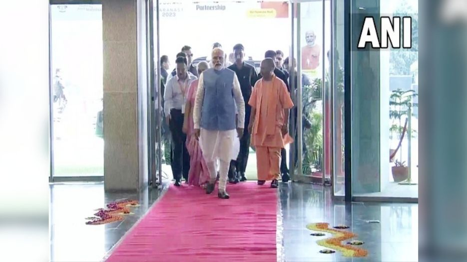 PM Modi arrives in Varanasi for One World TB Summit