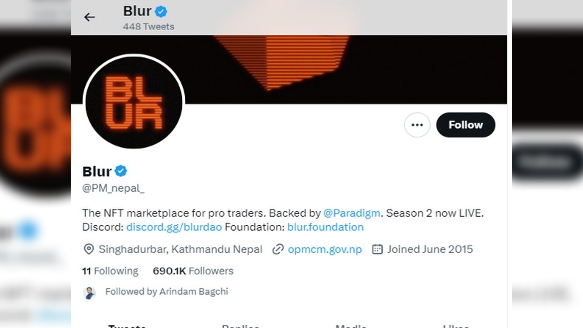 Nepal PMs official Twitter account hacked