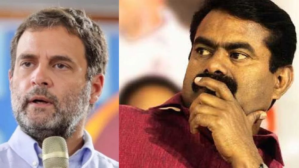 Seeman against disqualification of Rahul Gandhi