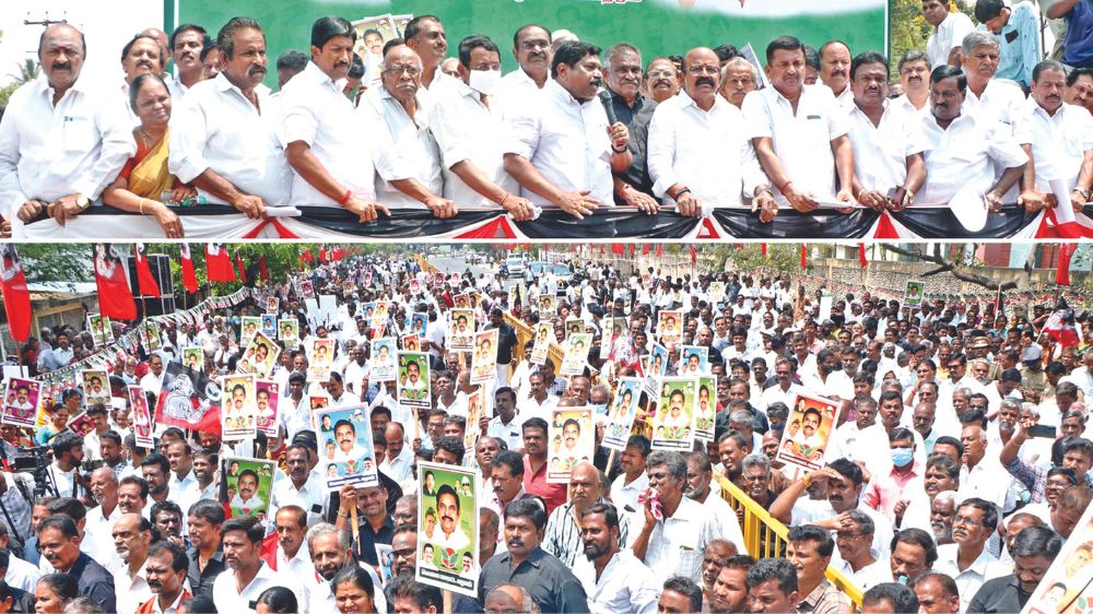 Ahead of GS polls, AIADMK hands membership cards with barcode