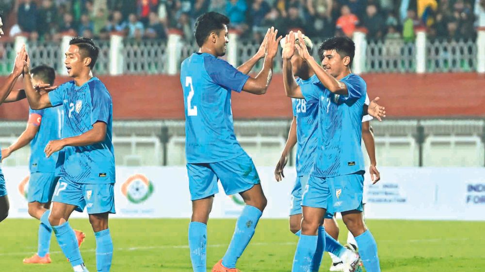 Thapa’s strike hands India 1-0 win over Myanmar in Tri-Nation opener Thapa’s strike hands India 1-0 win over Myanmar in Tri-Nation opener