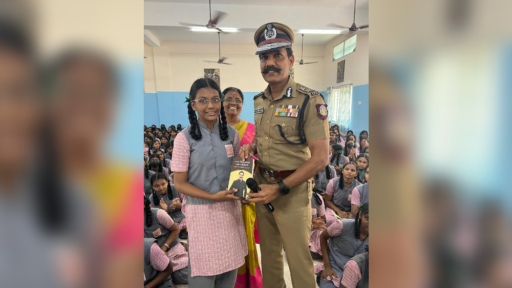Naan Mudhalvan scheme: DGP Sylendra interacts with Govt school students Naan Mudhalvan scheme: DGP Sylendra interacts with Govt school students