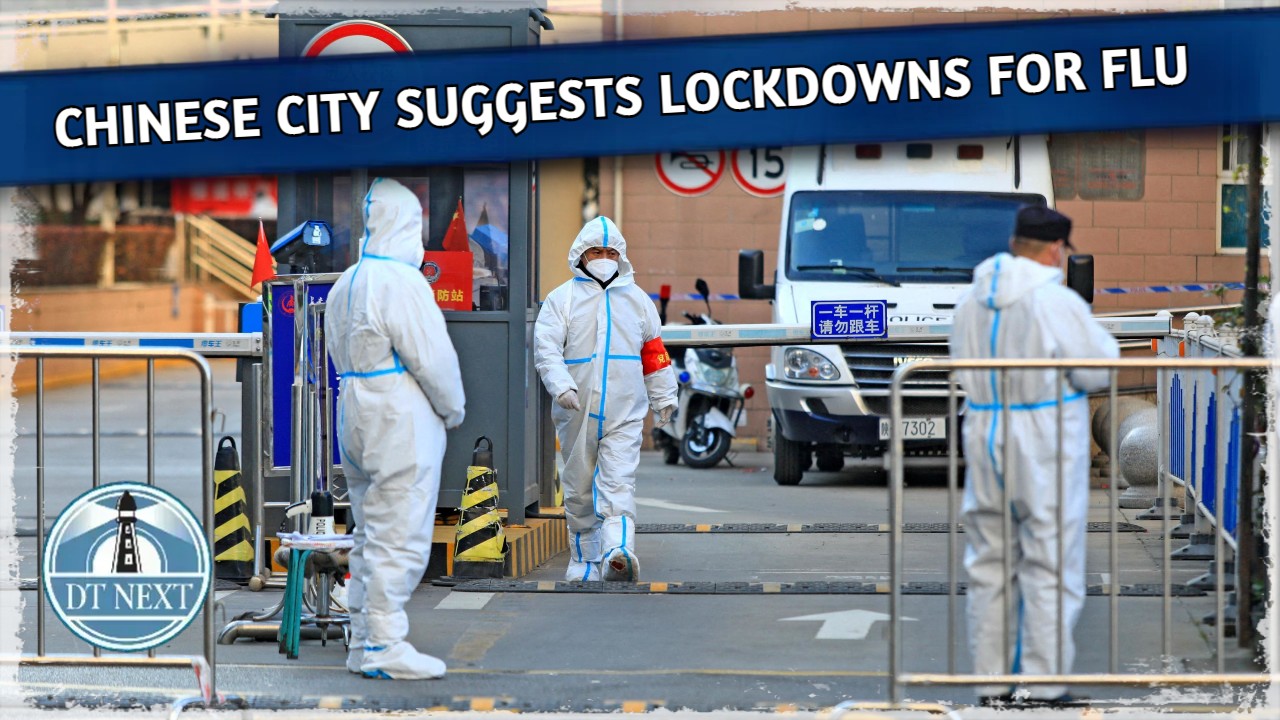Chinese city suggests lockdowns for flu, faces criticism Chinese city suggests lockdowns for flu, faces criticism