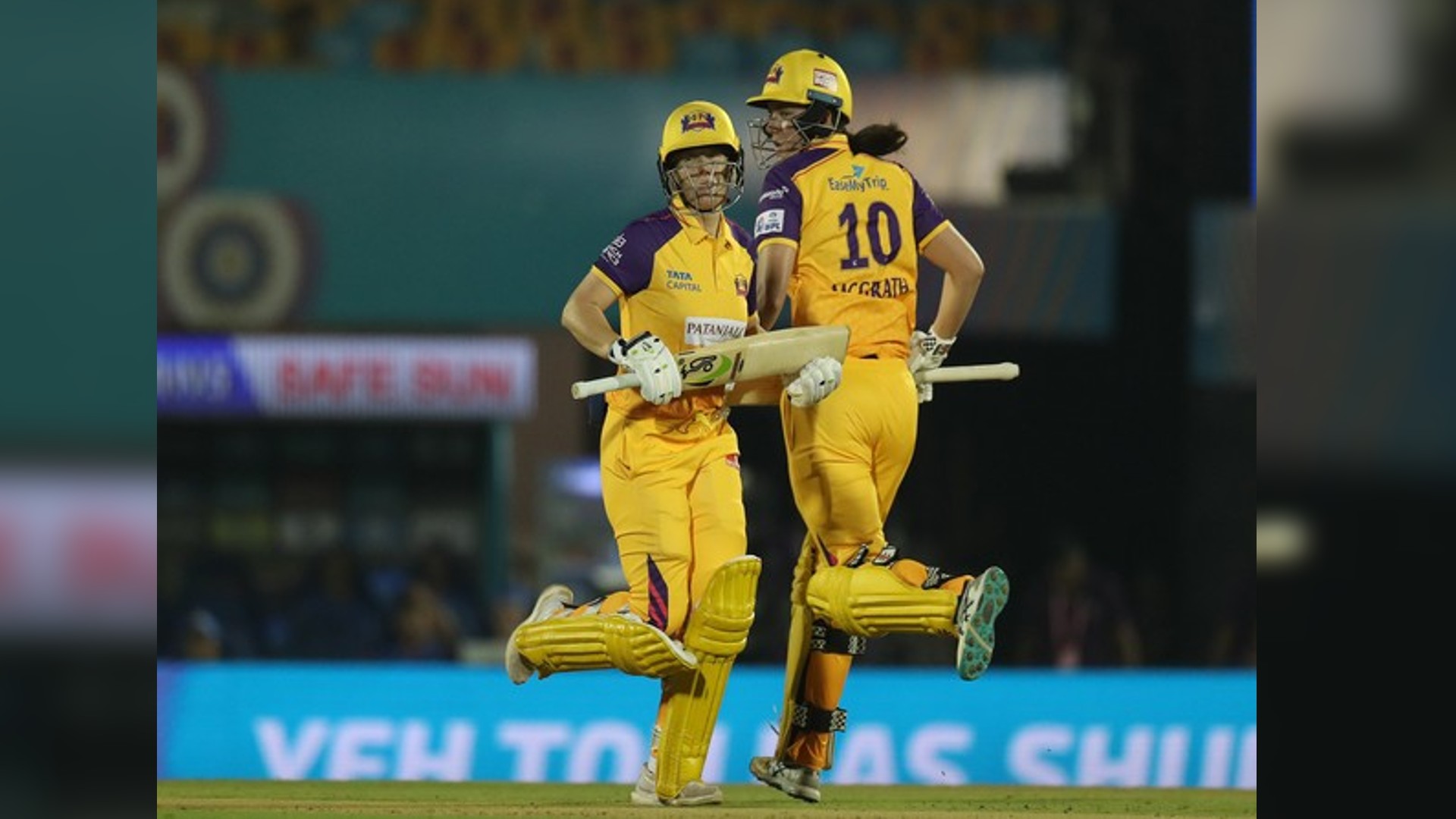 WPL: Fifties from Healy, McGrath power UP Warriorz to 159/6 against MI