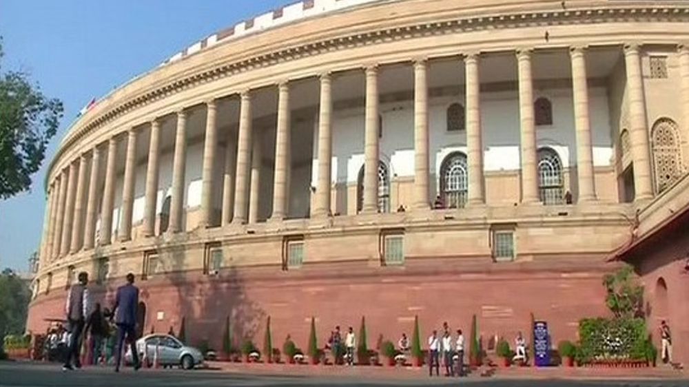 LS adjourned till 12 pm amid oppn protests on Adani issue