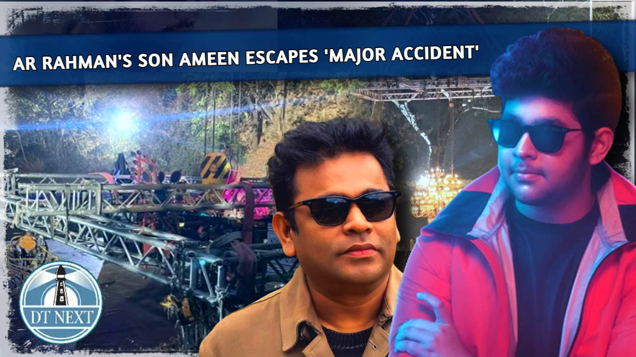 AR Rahmans son Ameen escapes major accident AR Rahmans son Ameen escapes major accident
