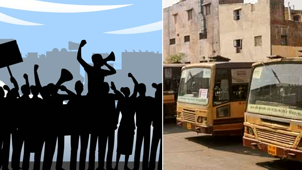 Trade unions to hold demos against MTC plan to allow pvt bus operators
