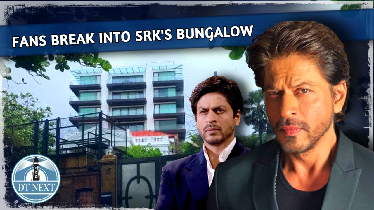 Fans break into Shah Rukh Khans bungalow Fans break into Shah Rukh Khans bungalow
