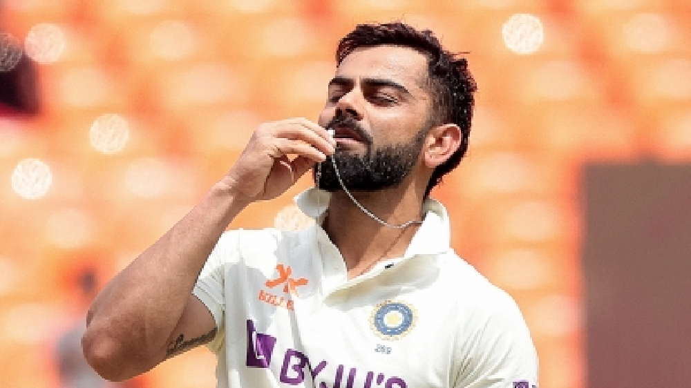 Virat Kohli scores long-awaited 28th Test century in Ahmedabad