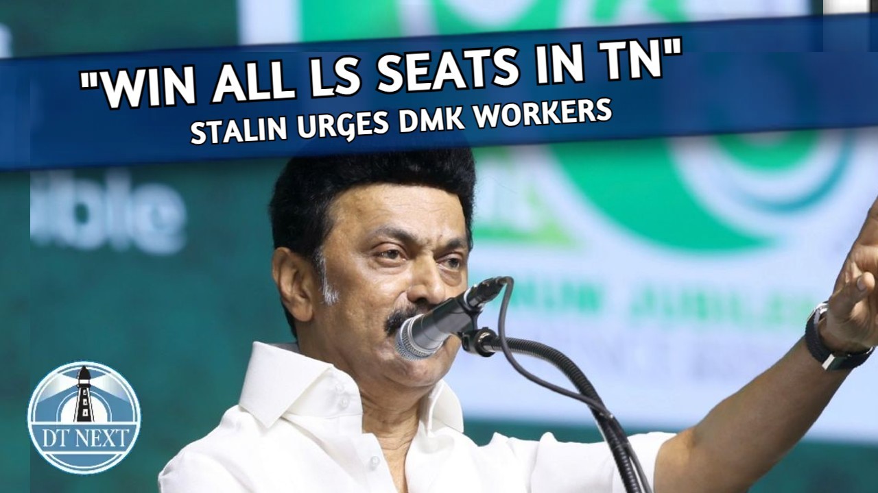 Stalin urges dmk workers: Win all ls seats in tn