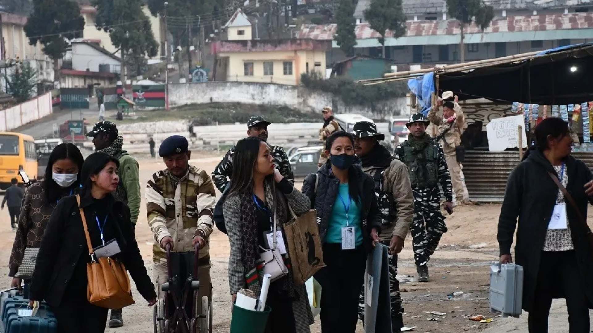 Meghalaya polls: NPP leading in 23 seats Meghalaya polls: NPP leading in 23 seats