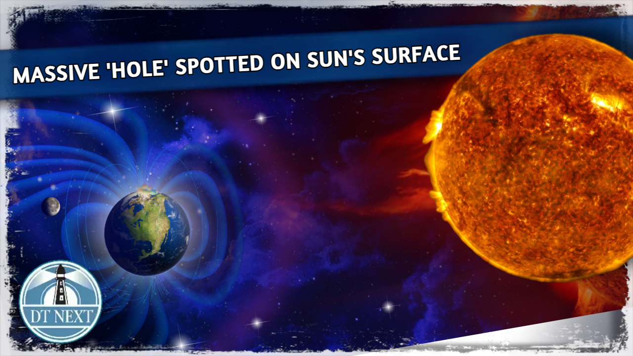 Nasa scientists find massive hole on Sun: 20 times larger than Earth Nasa scientists find massive hole on Sun: 20 times larger than Earth