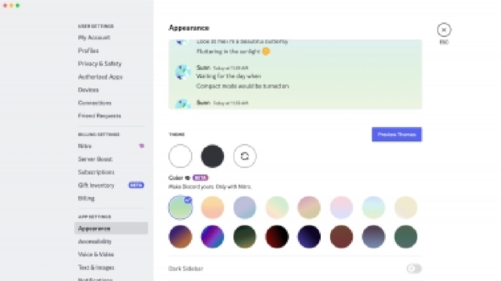 Discord rolling out Themes for Nitro subscribers on desktop
