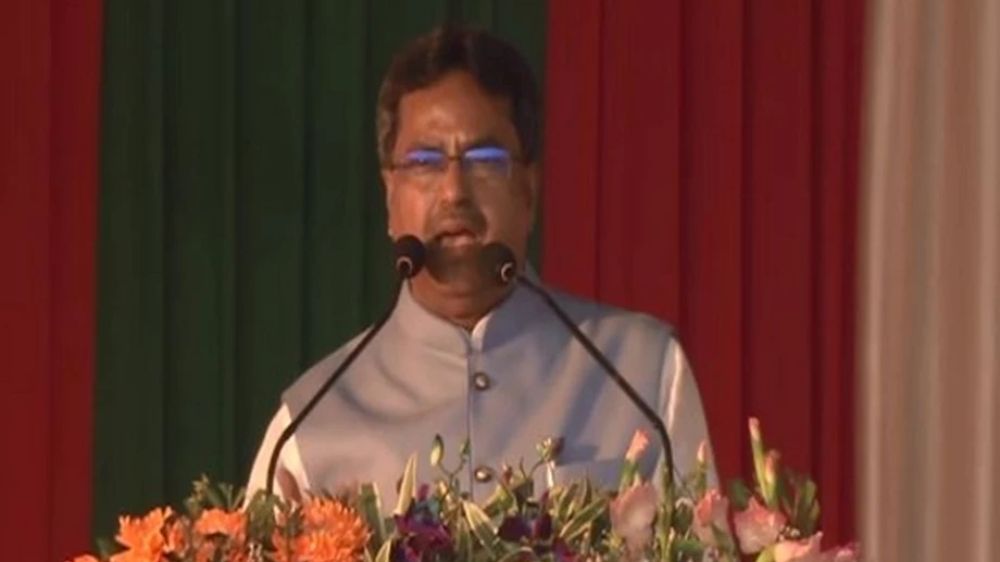 Manik Saha sworn-in for second term as Tripura CM