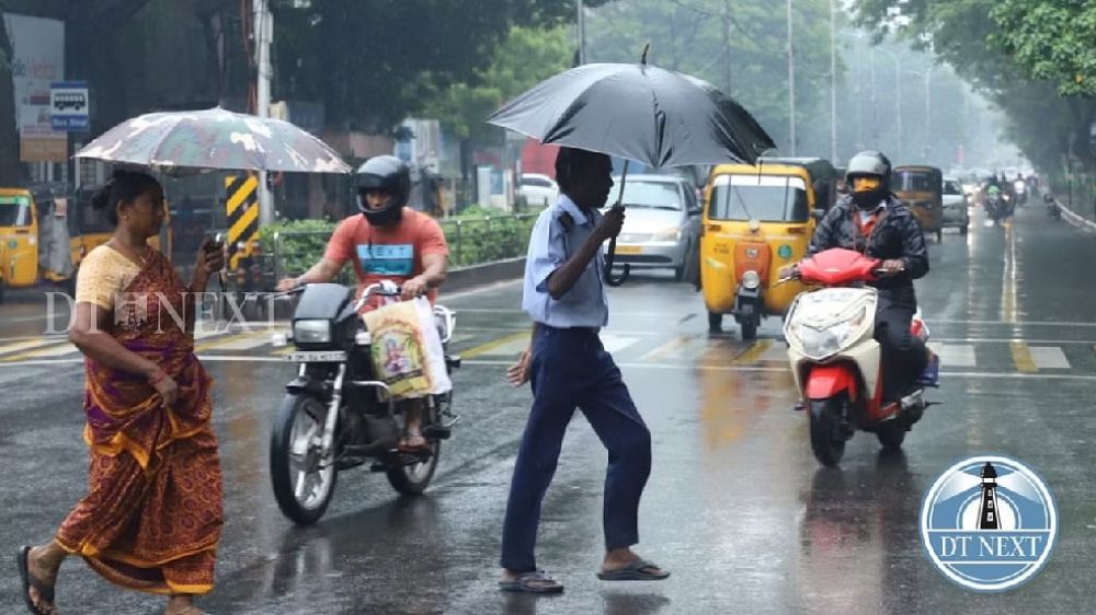 Moderate rain likely in 7 dists of TN in next 3 hrs: RMC