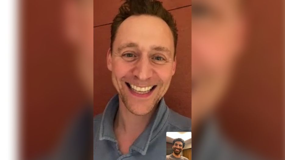 Aditya Roy Kapur meets British counterpart Tom Hiddleston virtually