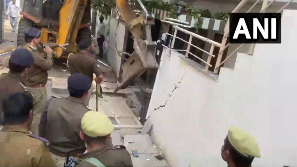 Umesh Pal murder: House where Atiq Ahmed’s family lived demolished
