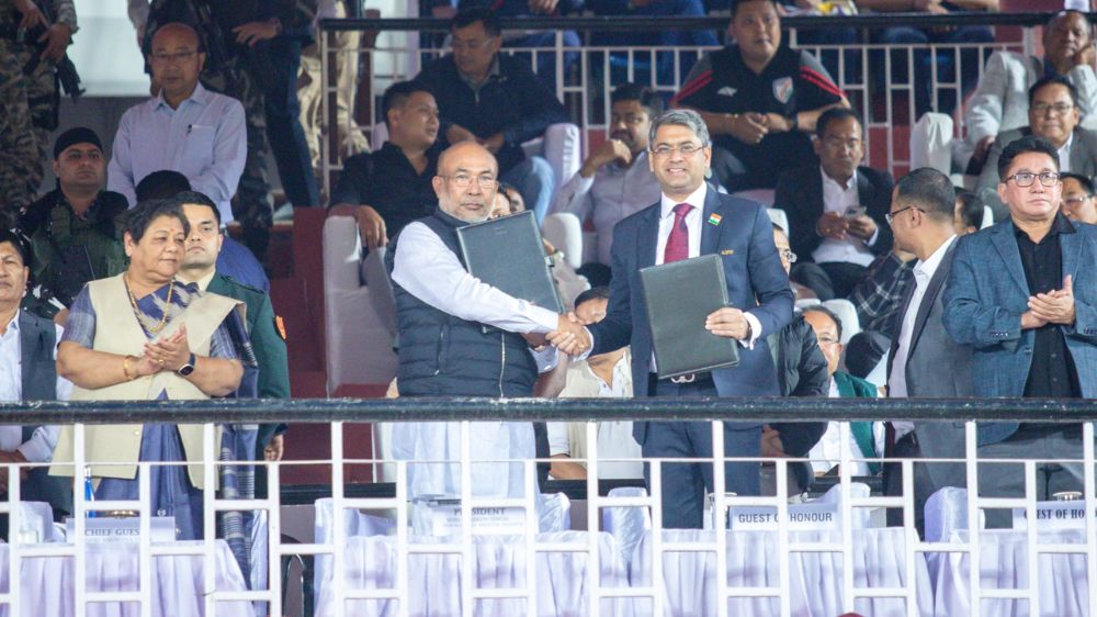 AIFF signs MoU with Manipur govt to build footballing facilities AIFF signs MoU with Manipur govt to build footballing facilities
