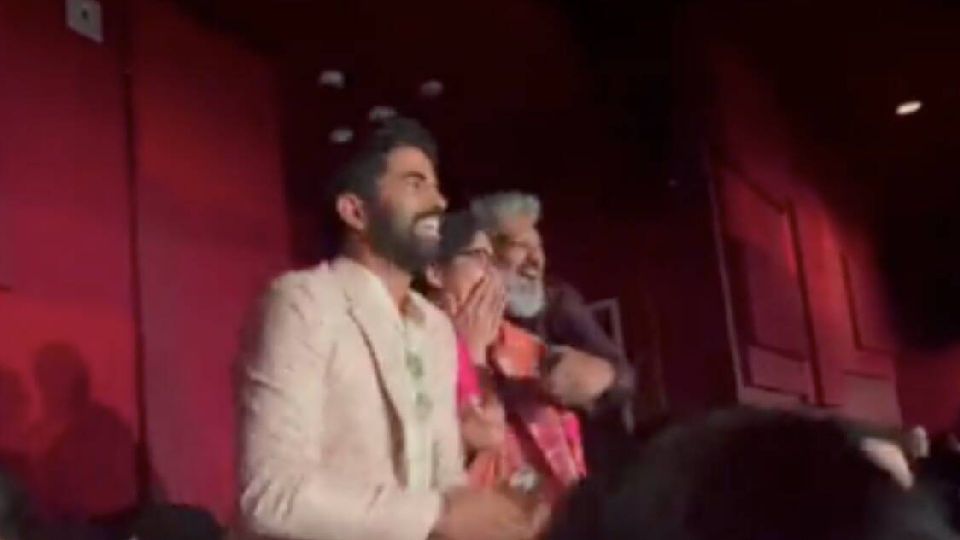 Oscars 2023: Rajamouli screams, hugs wife as Naatu Naatu wins