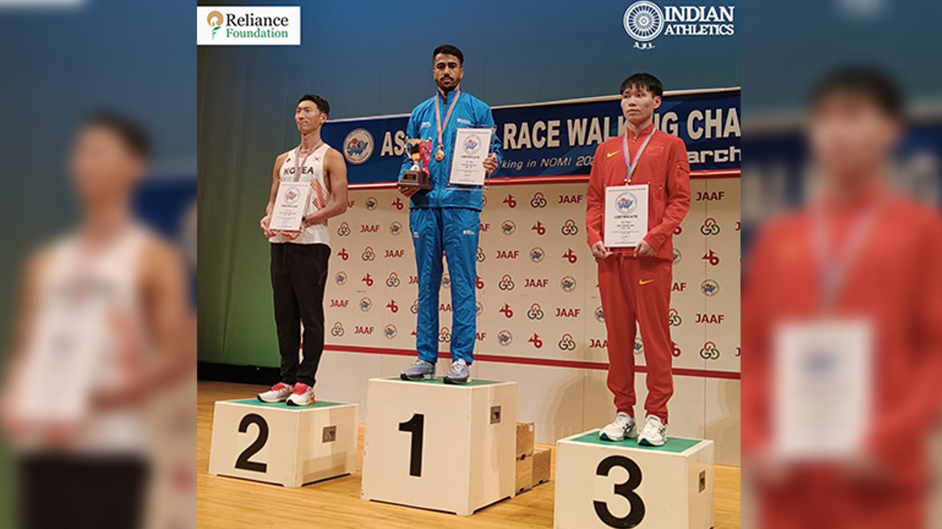Asian 20km Race Walking Championships: Akshdeep Singh wins gold