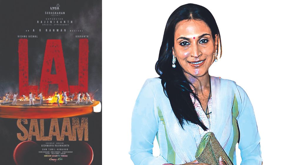Aishwaryaa Rajinis Lal Salaam goes on floors in Senji