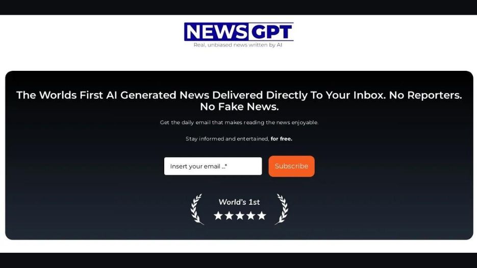 World’s first AI-generated news channel called NewsGPT launched