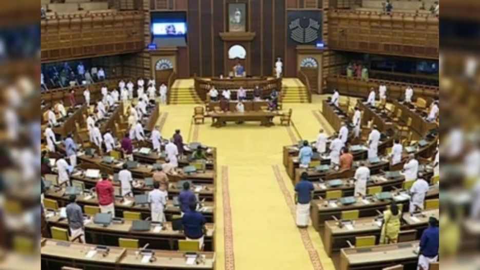 Cong-led oppn protests in Kerala Assembly continues