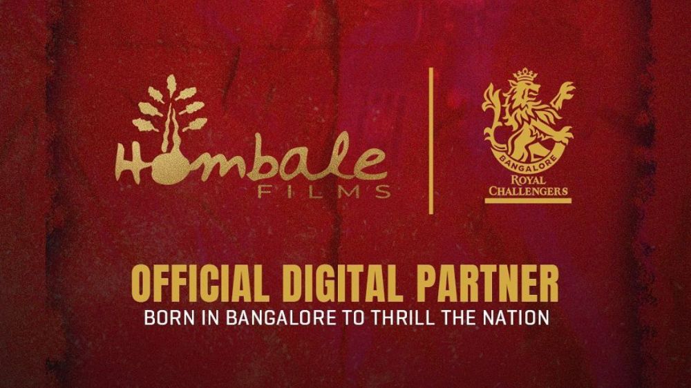 Hombale films join hands with RCB as official digital partner