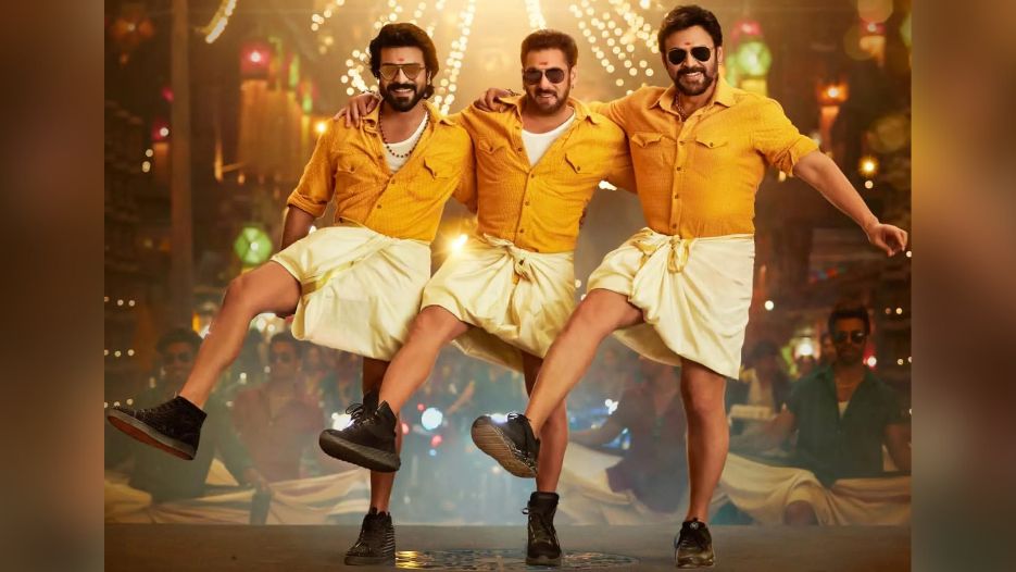 Salman, Venkatesh with Ram do revamped version of ‘Naatu Naatu’