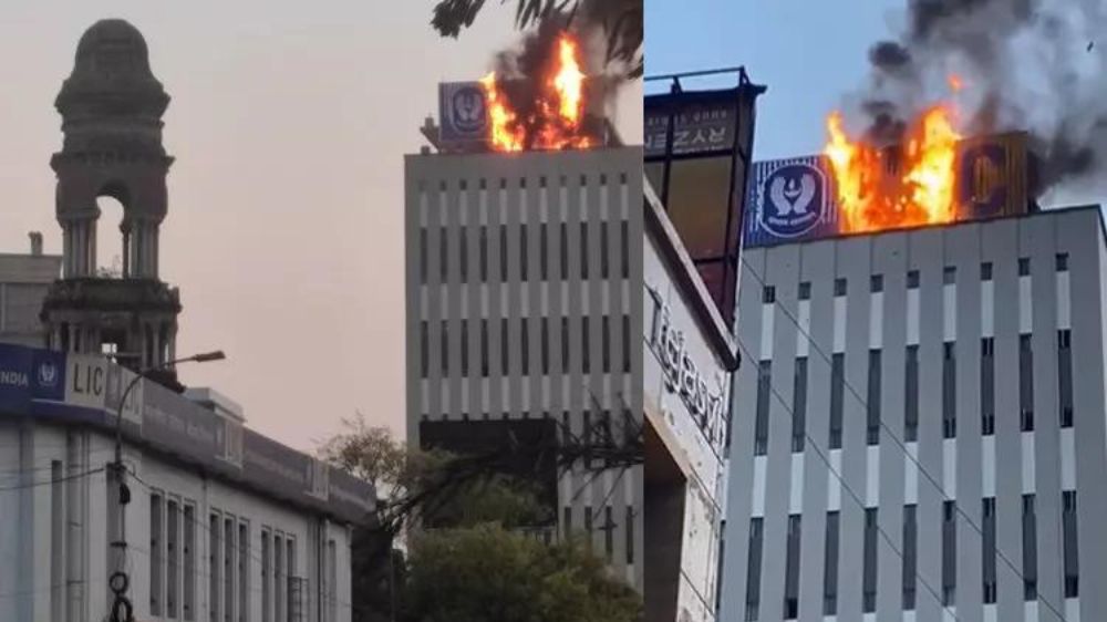 Fire breaks out at landmark LIC building in Chennai