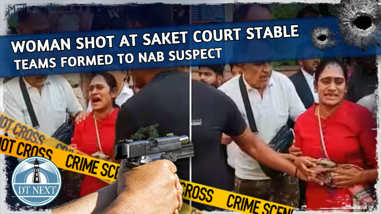 Saket court firing: Woman stable; teams formed to nab suspect Saket court firing: Woman stable; teams formed to nab suspect