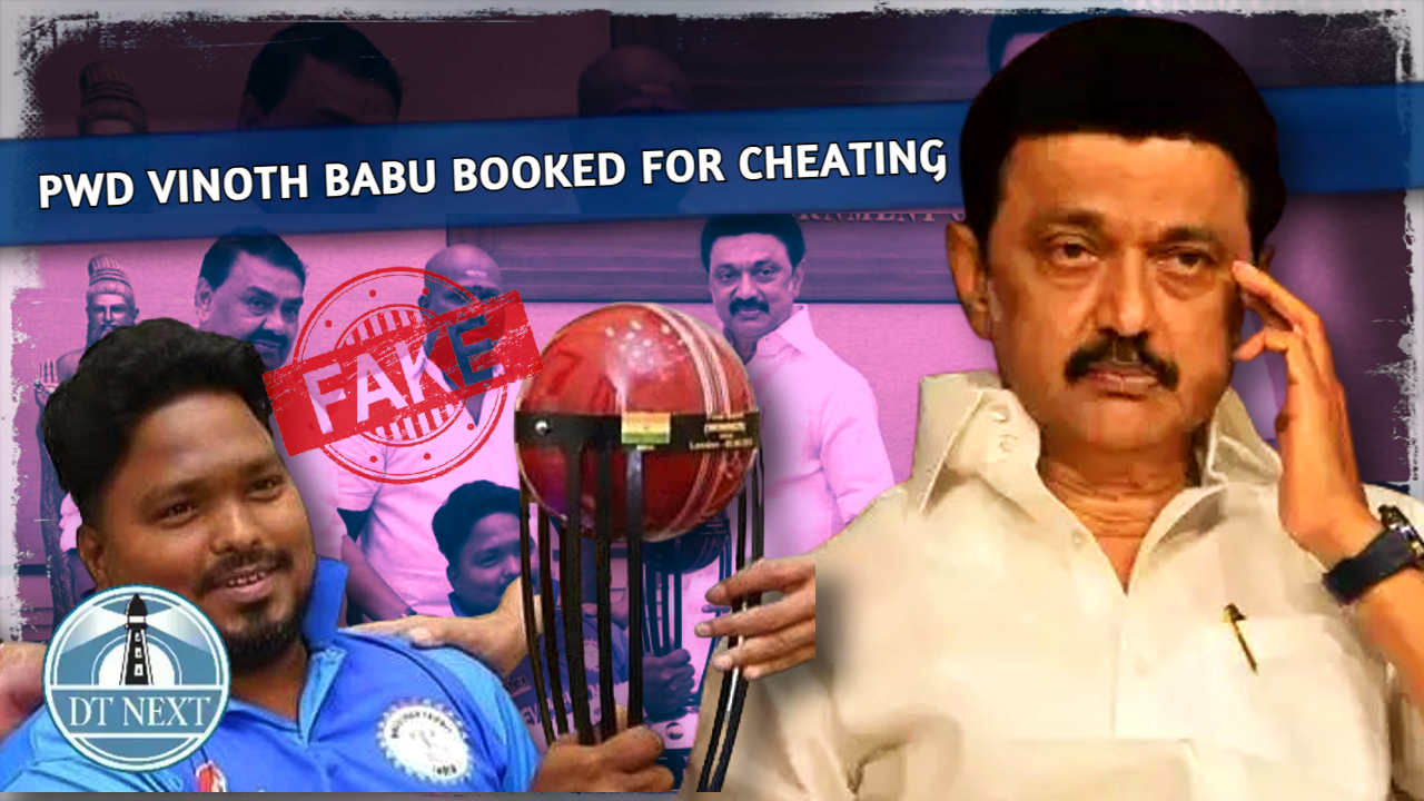 PwD Vinoth Babu booked for cheating Stalin and Udhay