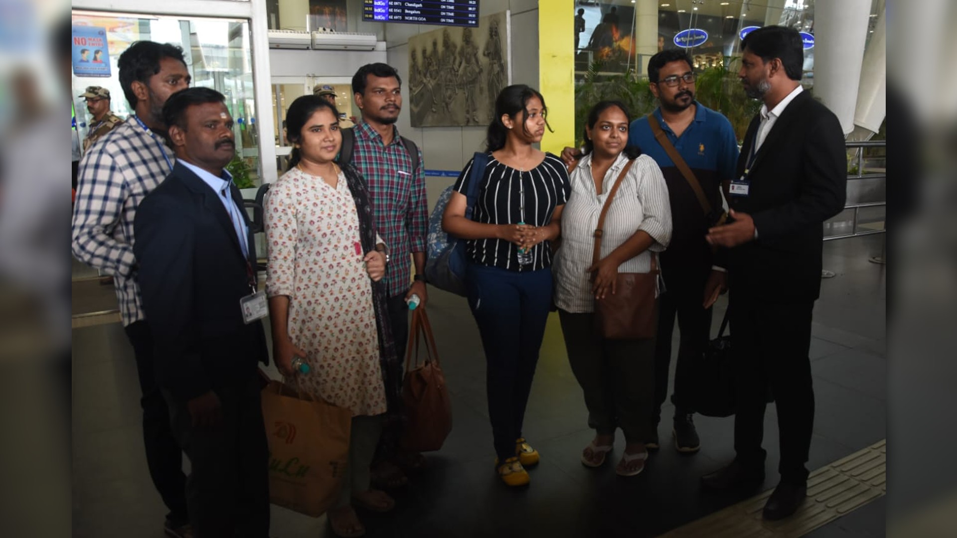 9 rescued under Operation Kaveri reach Chennai airport