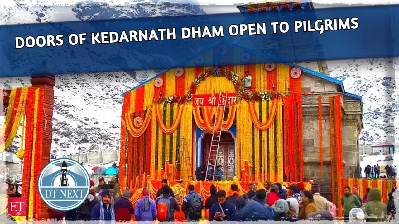 Doors of Kedarnath Dham open to pilgrims