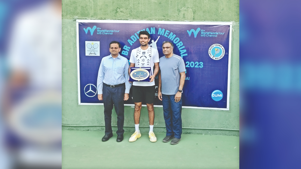 Digvijay beats Sidharth, wins ITF tennis crown