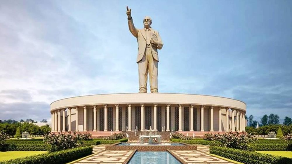 Ambedkar’s 125-feet statue unveiled in Hyderabad