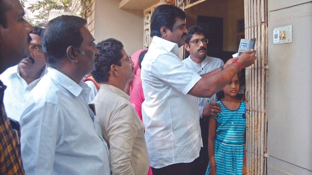 QR code to connect Thanjavur homes to Corpn