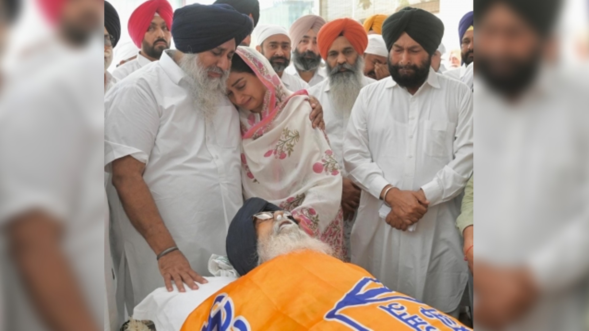Badal’s last journey: Political dignitaries reach native village