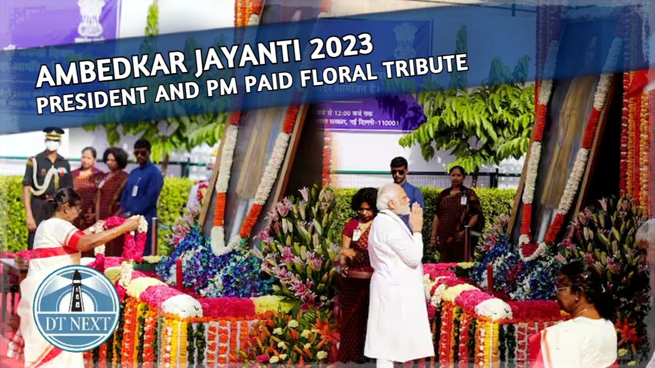 Ambedkar Jayanti: Prez Murmu, Modi & other leaders pay floral tribute Ambedkar Jayanti: Prez Murmu, Modi & other leaders pay floral tribute
