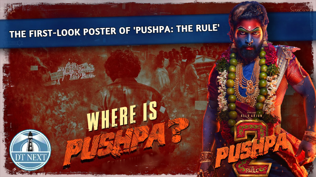 First-look poster of Pushpa: The Rule out