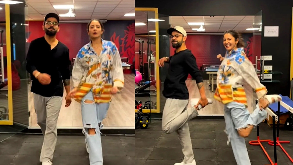 Watch: Anushka and Virat have a ‘dance pe chance’ in the gym Watch: Anushka and Virat have a ‘dance pe chance’ in the gym